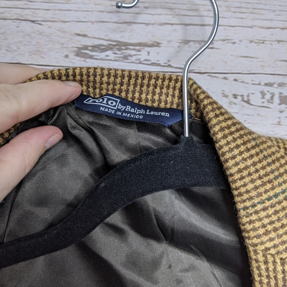 Polo Ralph Lauren • VTG Wool Houndstooth Blazer - Picture 6 of 6